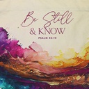 Printed Canvas Tote Be Still