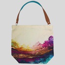 Printed Canvas Tote Be Still