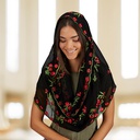 Infinity Floral Chapel Veil