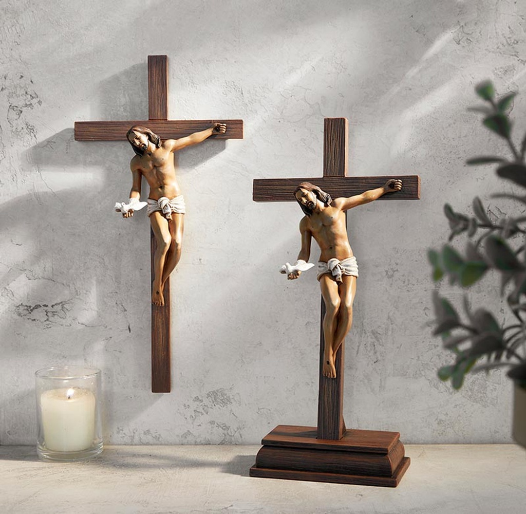 Gift of the Spirit Wall Crucifix Color Corpus 10&quot;cross