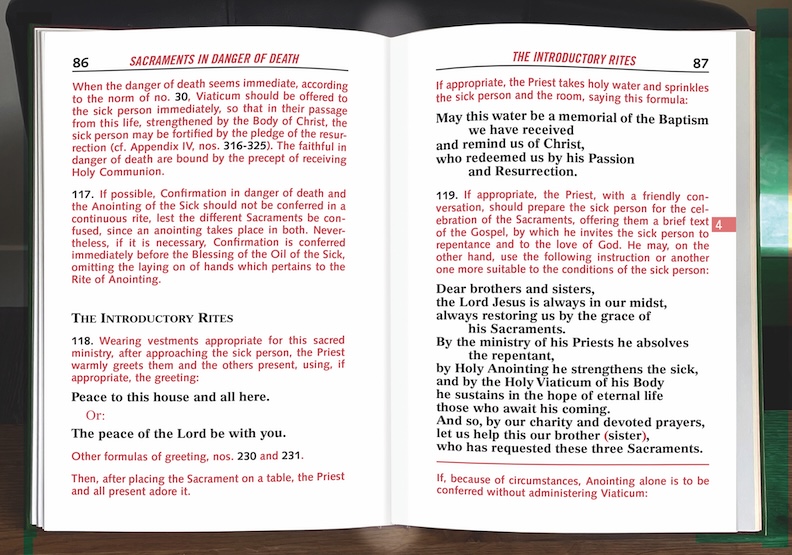 Order Of The Anointing Of The Sick And Their Pastoral Care
POCKET EDITION