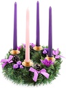 4 Pack Advent Taper Candles
