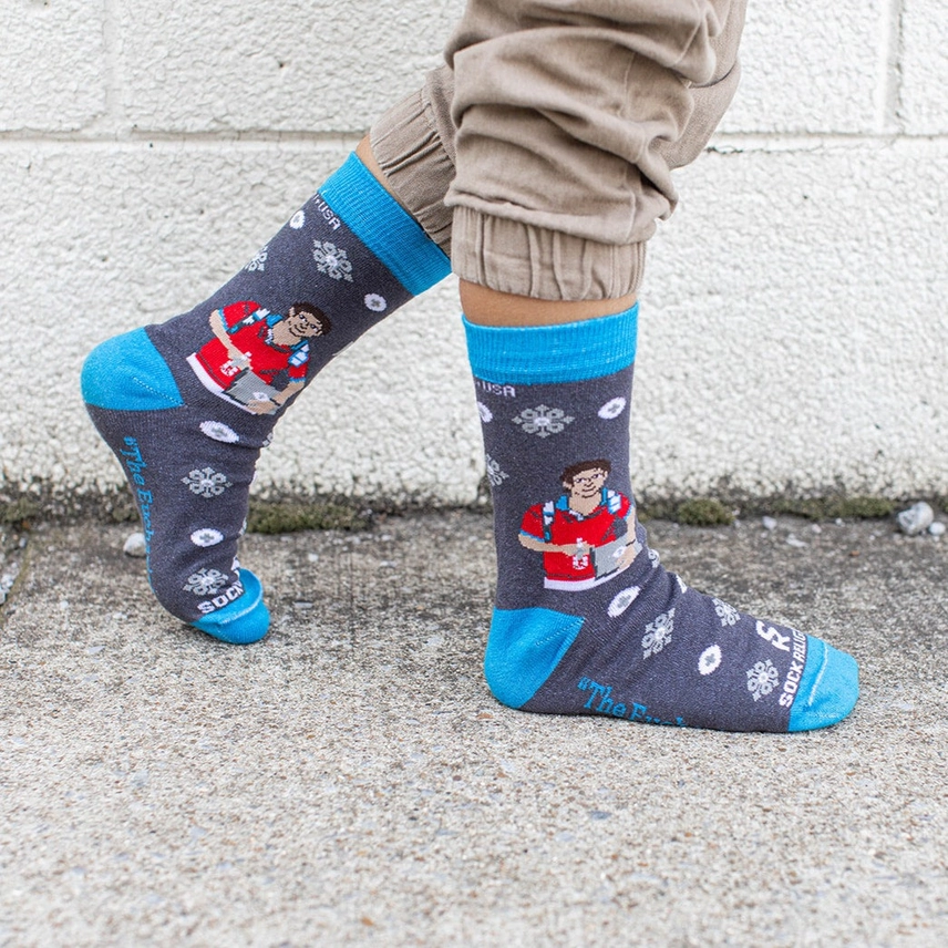 St. Carlo Acutis Eucharist Kids Socks