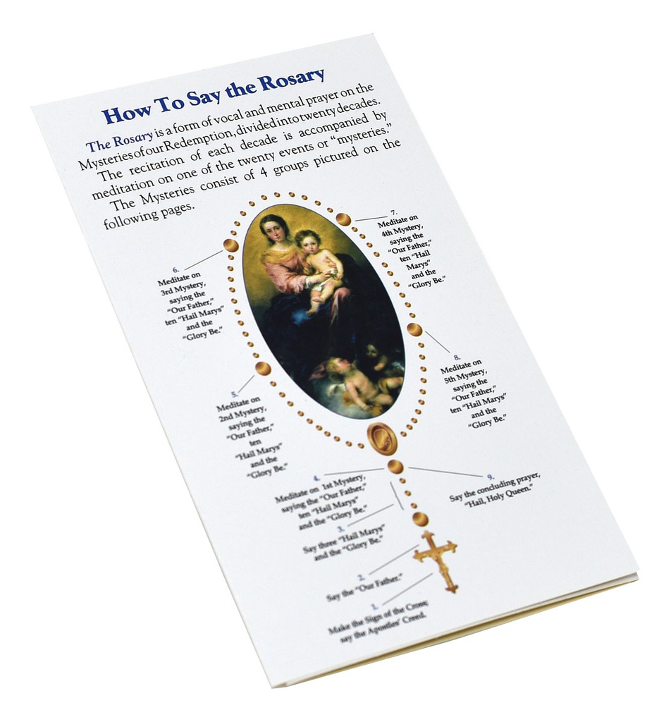How To Say The Rosary Pamphlet