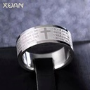 Sterling Silver Lord's Prayer Ring - Size 10