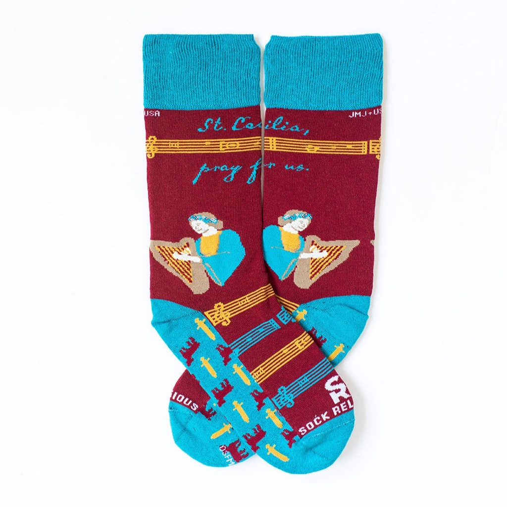 St. Cecilia Socks - Adult