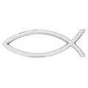 Ichthus Auto Emblem – Silver