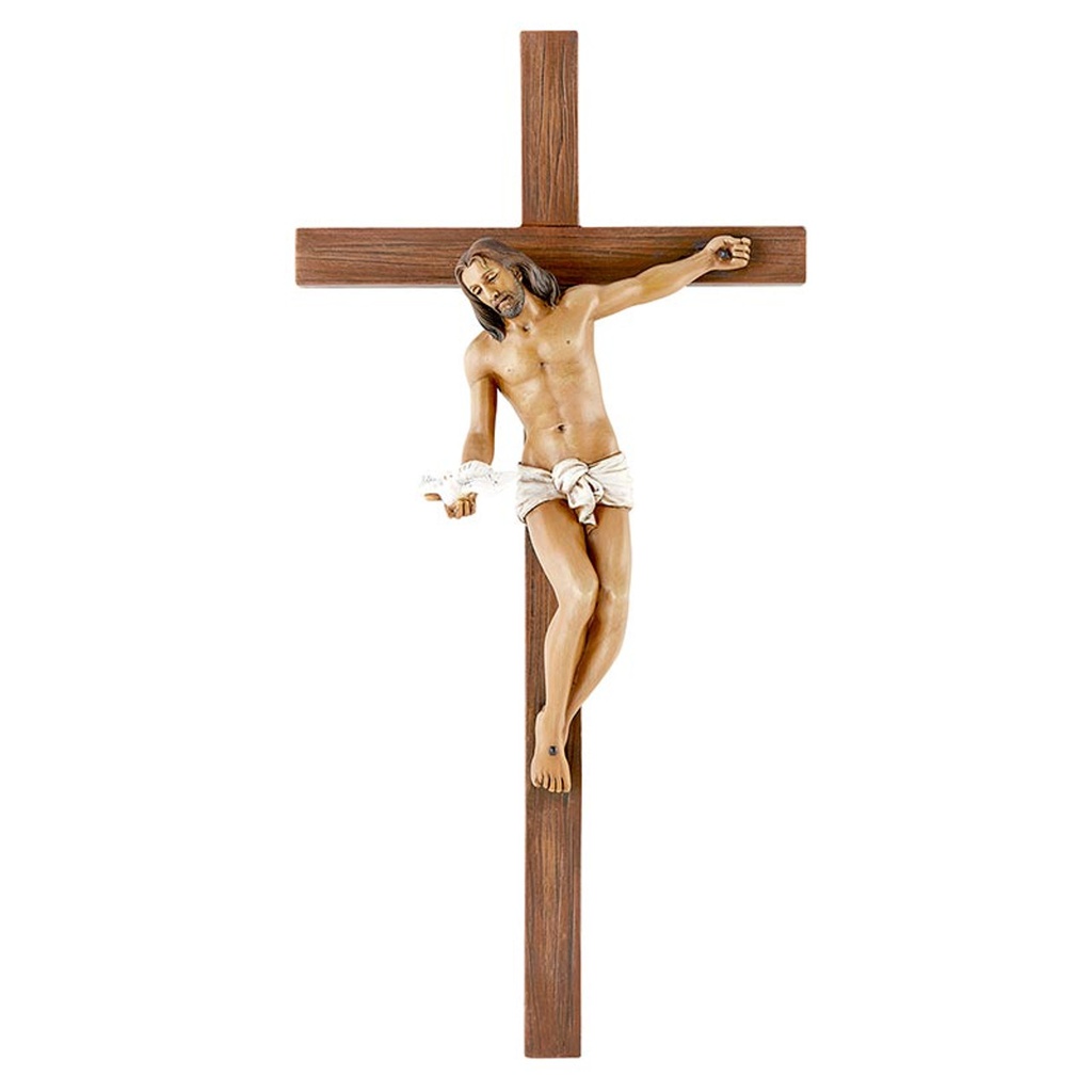 10in. Gift of the Spirit Wall Crucifix Color Corpus