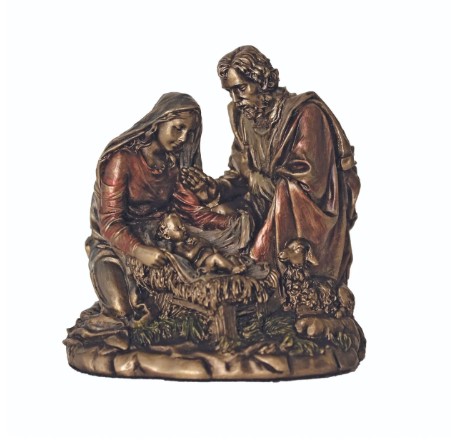 Nativity-Small Cold Cast Bronze - Christmas
