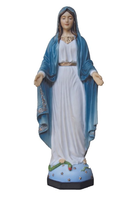 Lady of Grace, fully Painted Color, 9&quot;