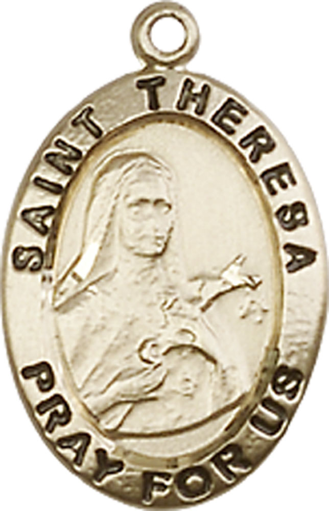 14kt Gold Filled Saint Theresa Medal