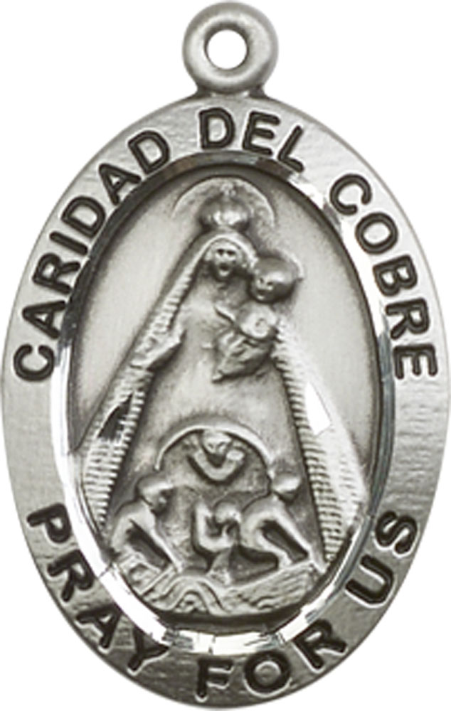 Sterling Silver Caridad del Cobre Medal