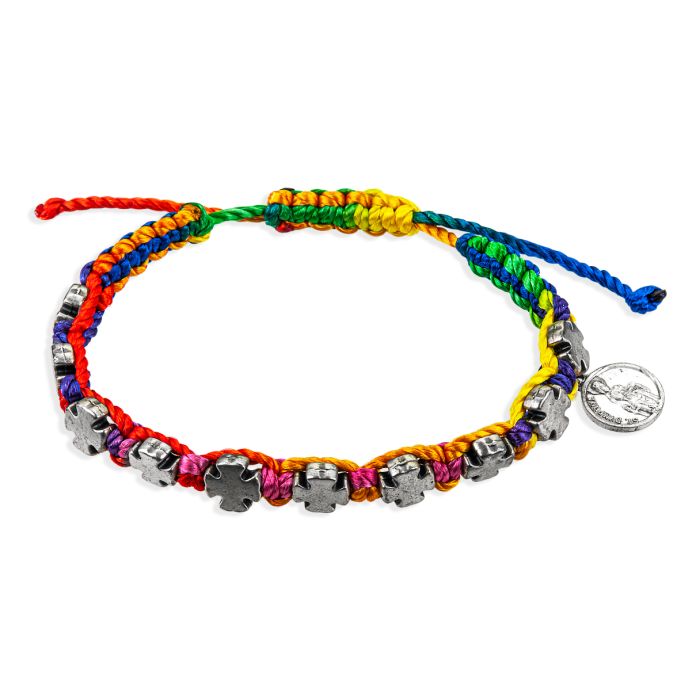 Blessed Beads Cord Bracelet Inner Strength-St. Dymphna