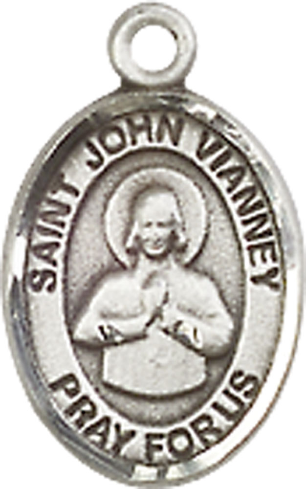 Sterling Silver Saint John Vianney Medal