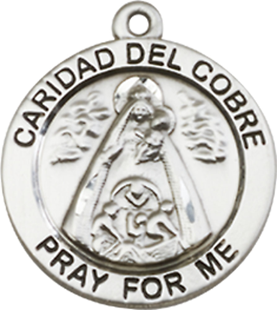 Sterling Silver Caridad del Cobre Medal