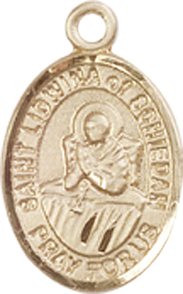 14kt Gold Filled Saint Lidwina of Schiedam Medal