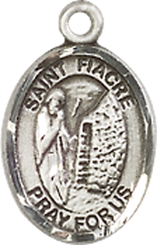 Sterling Silver Saint Fiacre Medal