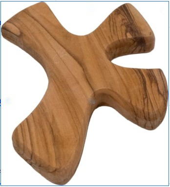 Wood Carrying Cross - Olive Wood