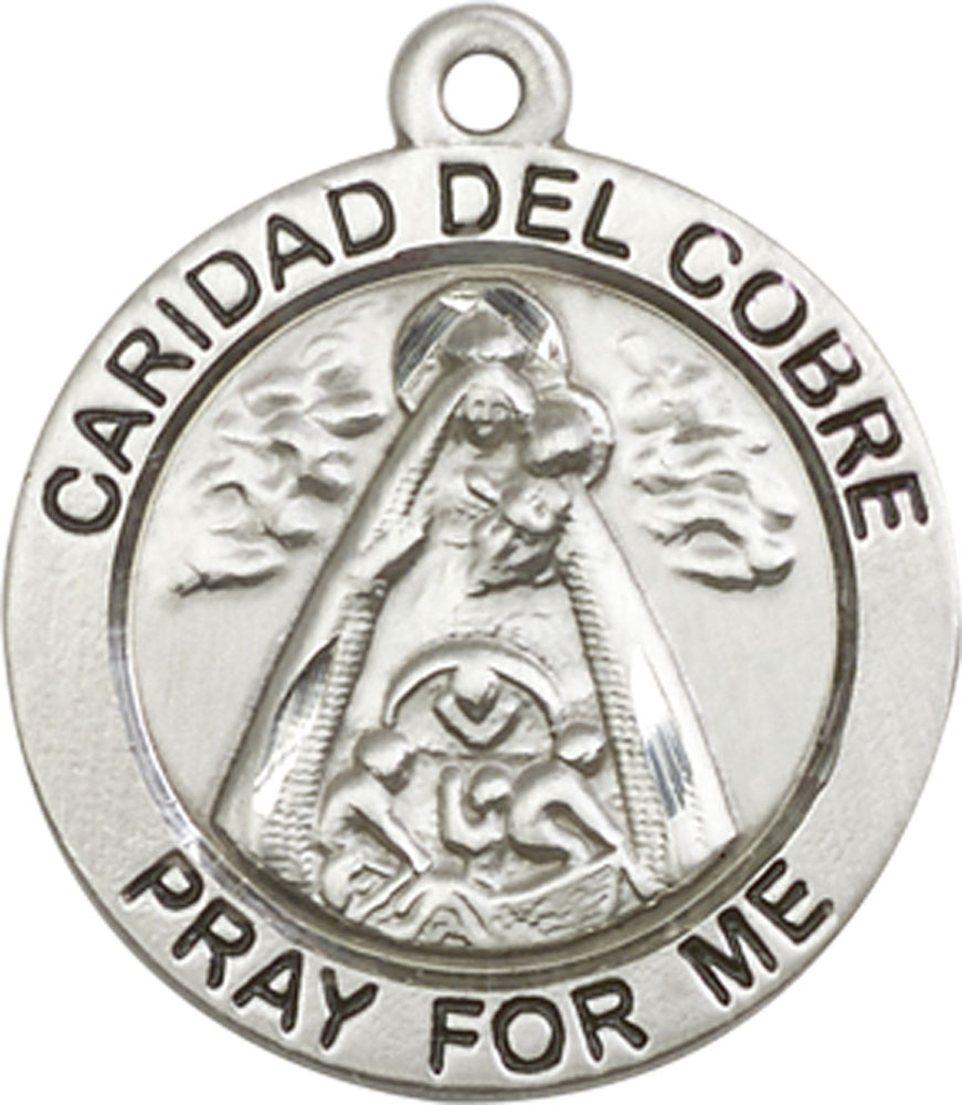 Sterling Silver Caridad del Cobre Medal