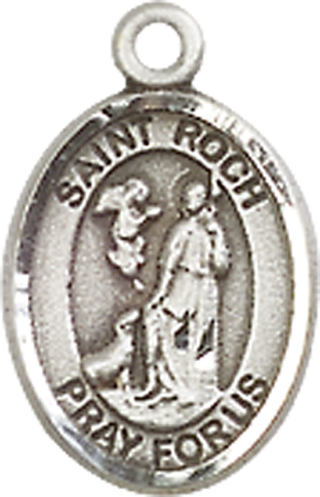 Sterling Silver Saint Roch Medal