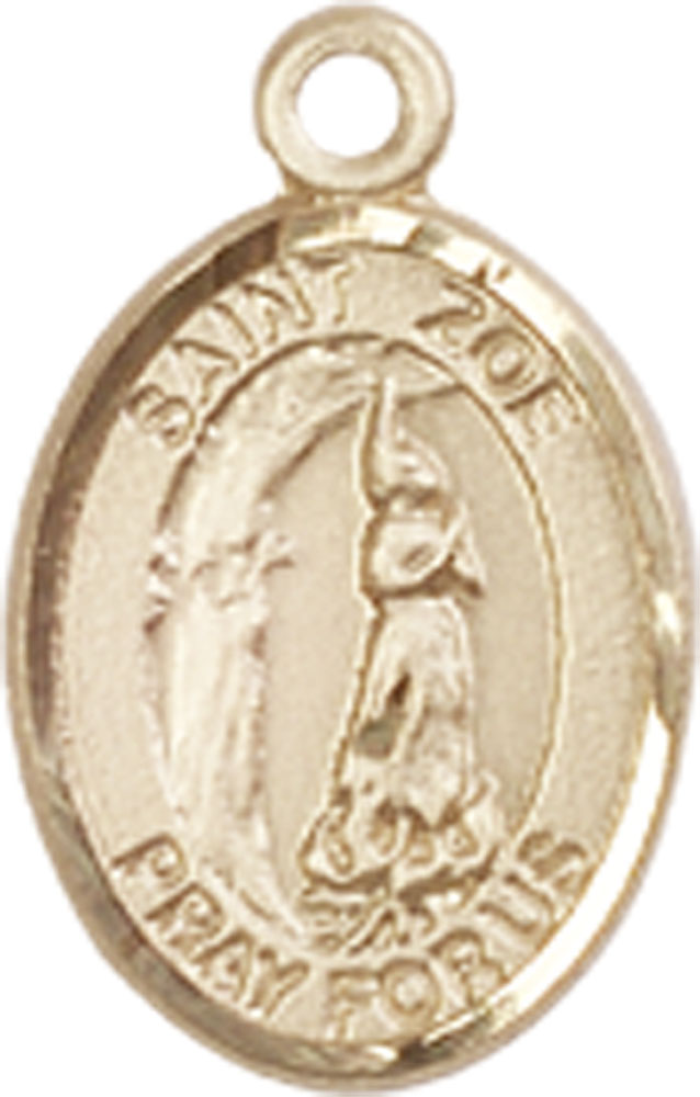 14kt Gold Filled Saint Zoe of Rome Medal