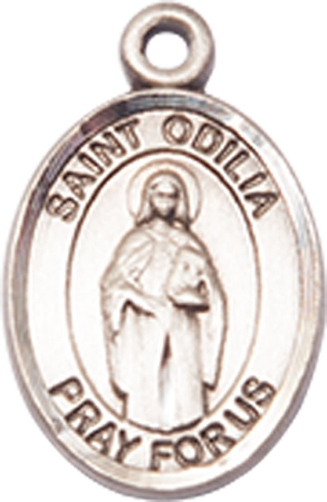 Sterling Silver Saint Odilia Medal