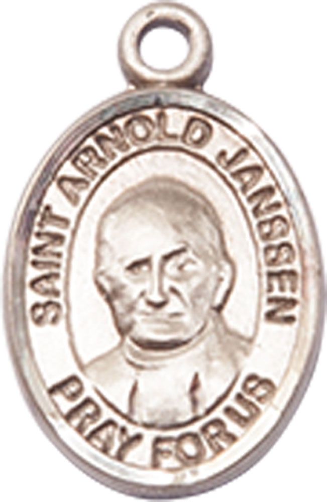 Sterling Silver Saint Arnold Janssen Medal