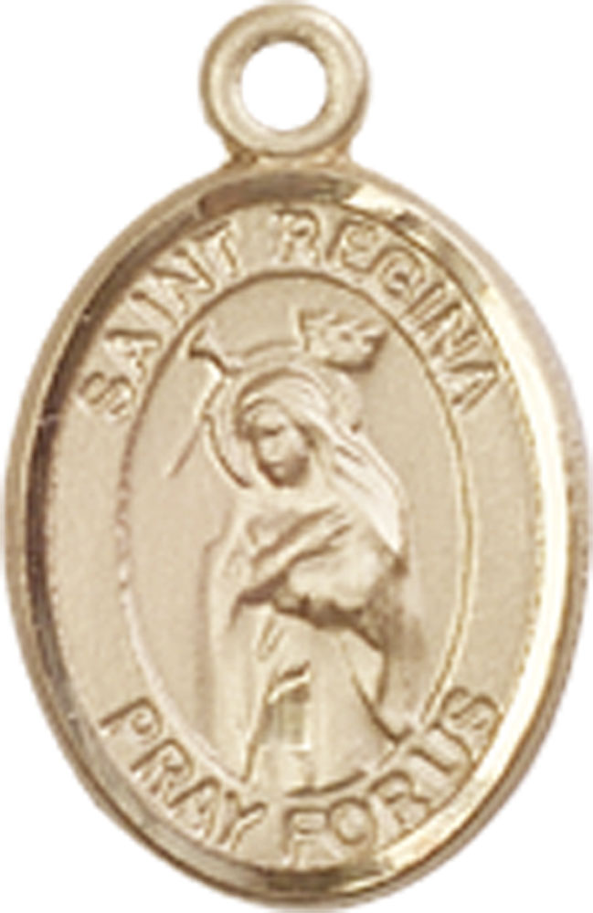 14kt Gold Filled Saint Regina Medal