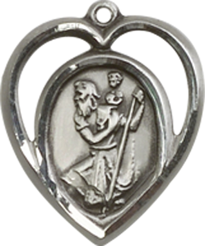 Sterling Silver Saint Christopher Medal