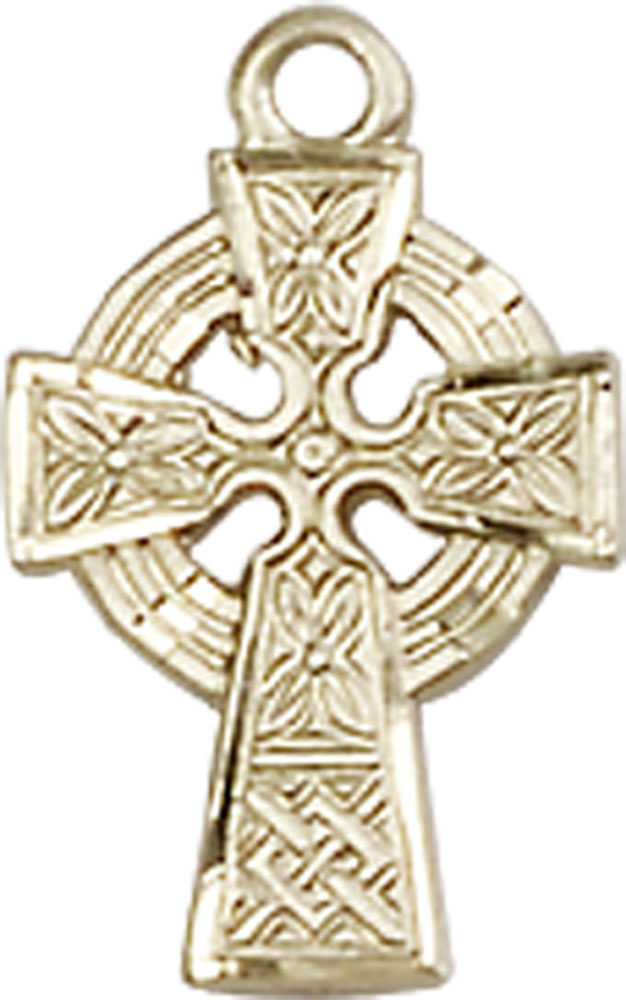 14kt Gold Filled Celtic Cross Medal