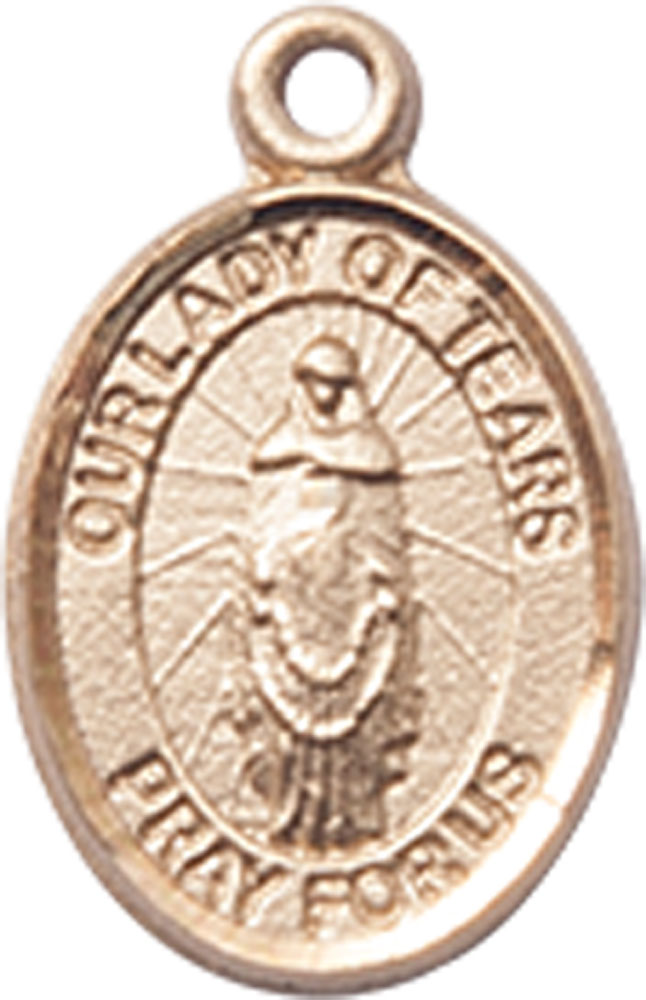 14kt Gold Filled Our Lady of Tears Medal