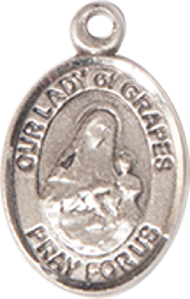 Sterling Silver Our Lady of Grapes Medal