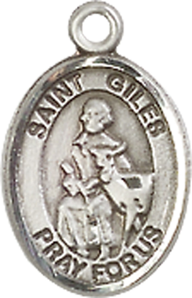 Sterling Silver Saint Giles Medal