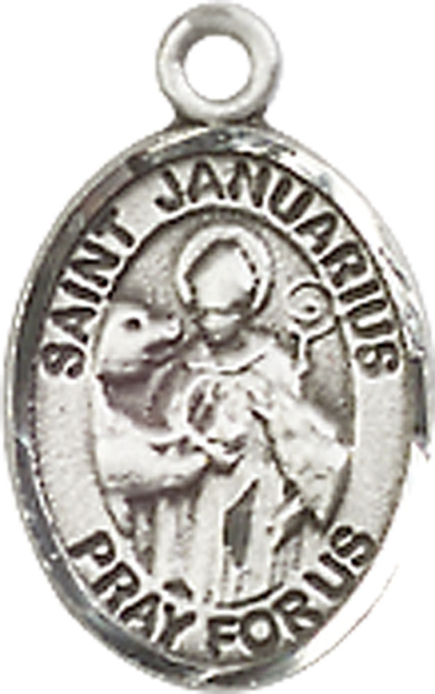 Sterling Silver Saint Januarius Medal