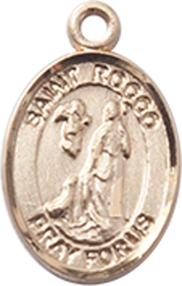 14kt Gold Filled Saint Rocco Medal