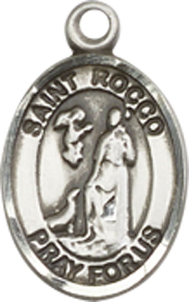 Sterling Silver Saint Rocco Medal