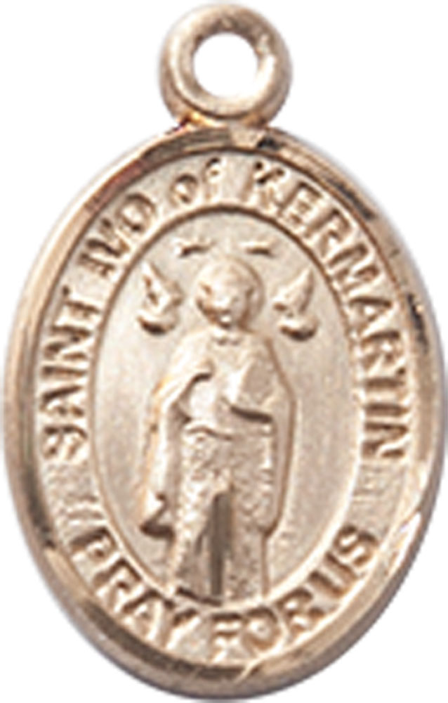 14kt Gold Filled Saint Ivo Medal