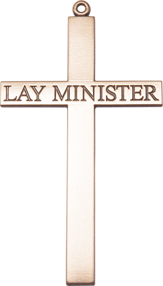 14kt Gold Lay Minister Cross Medal