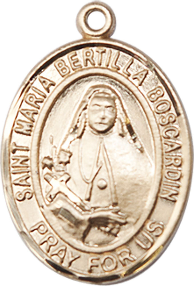 14kt Gold Saint Maria Bertilla Boscardin Medal