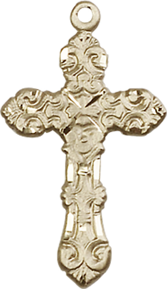 14kt Gold Cross Medal