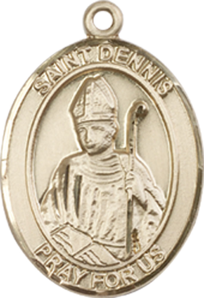 14kt Gold Saint Dennis Medal