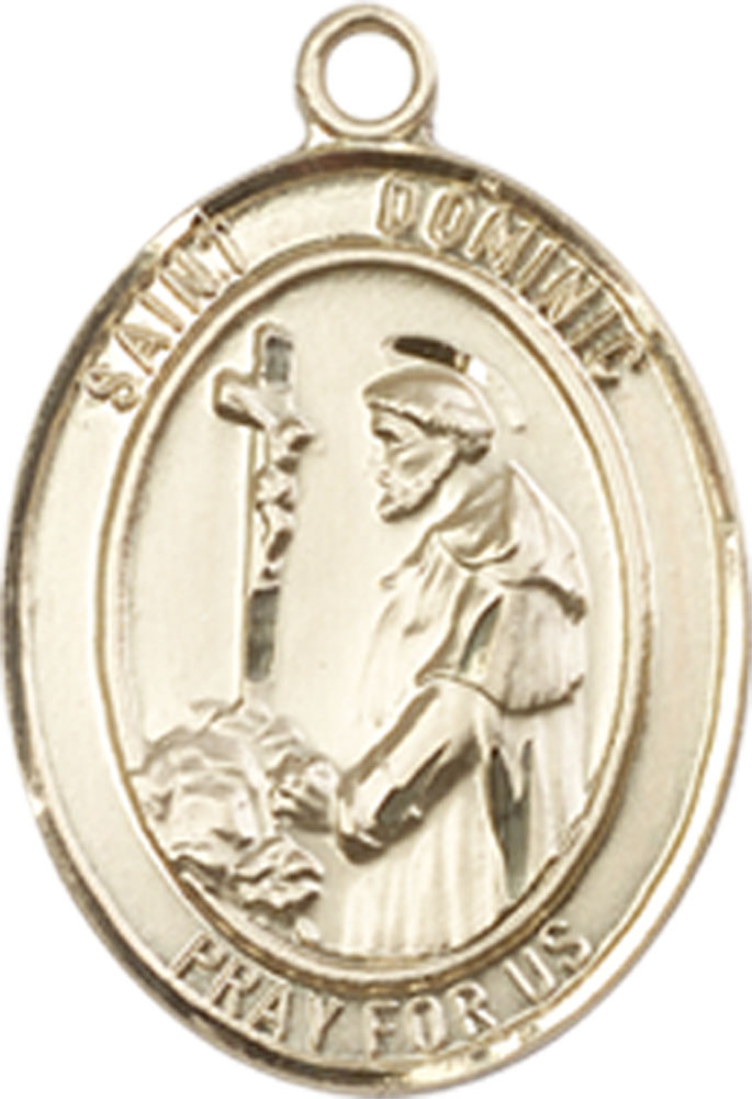 14kt Gold Saint Dominic de Guzman Medal