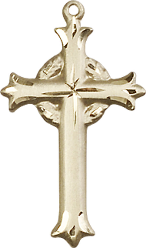 14kt Gold Cross Medal