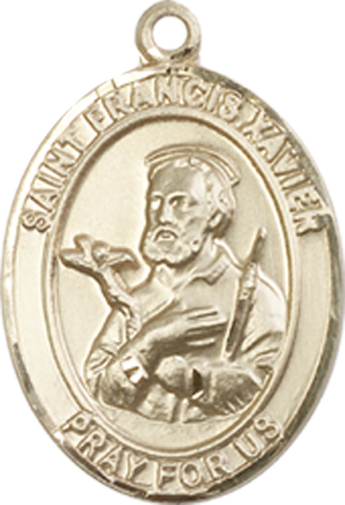 14kt Gold Saint Francis Xavier Medal
