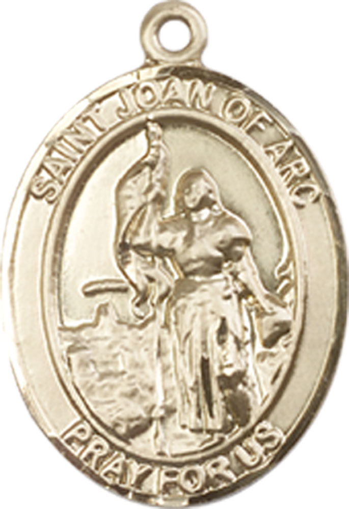 14kt Gold Saint Joan of Arc Medal