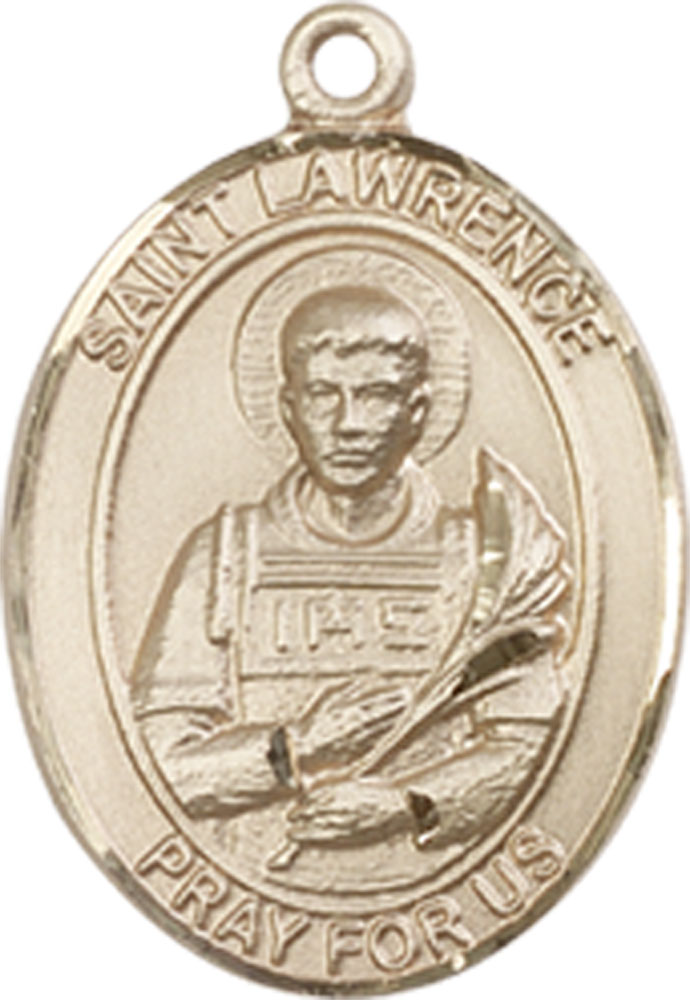 14kt Gold Saint Lawrence Medal