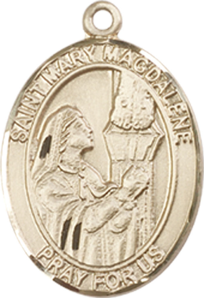 14kt Gold Saint Mary Magdalene Medal