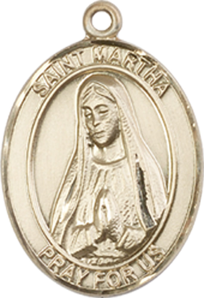 14kt Gold Saint Martha Medal