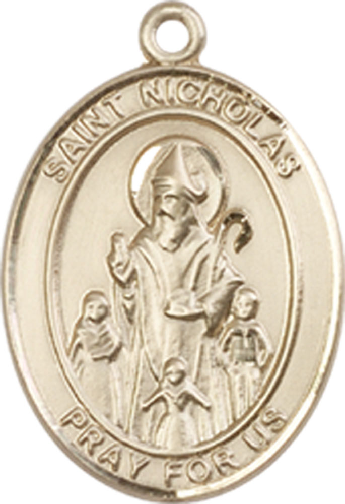 14kt Gold Saint Nicholas Medal