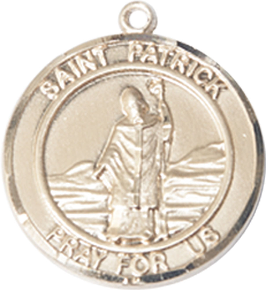 14kt Gold Saint Patrick Medal